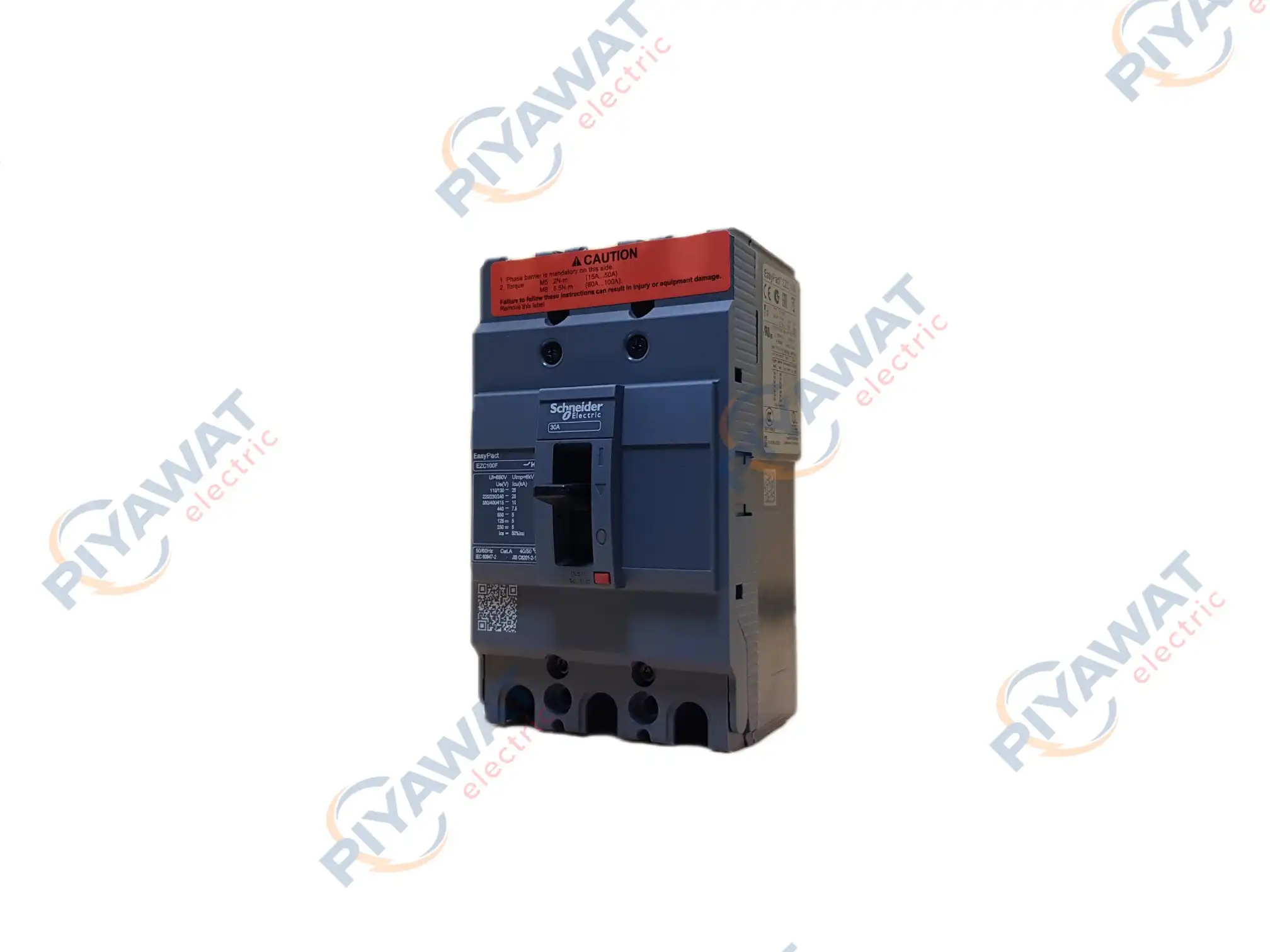 เบรกเกอร์ Schneider 3P 30A 10kA EZC100F3030 1