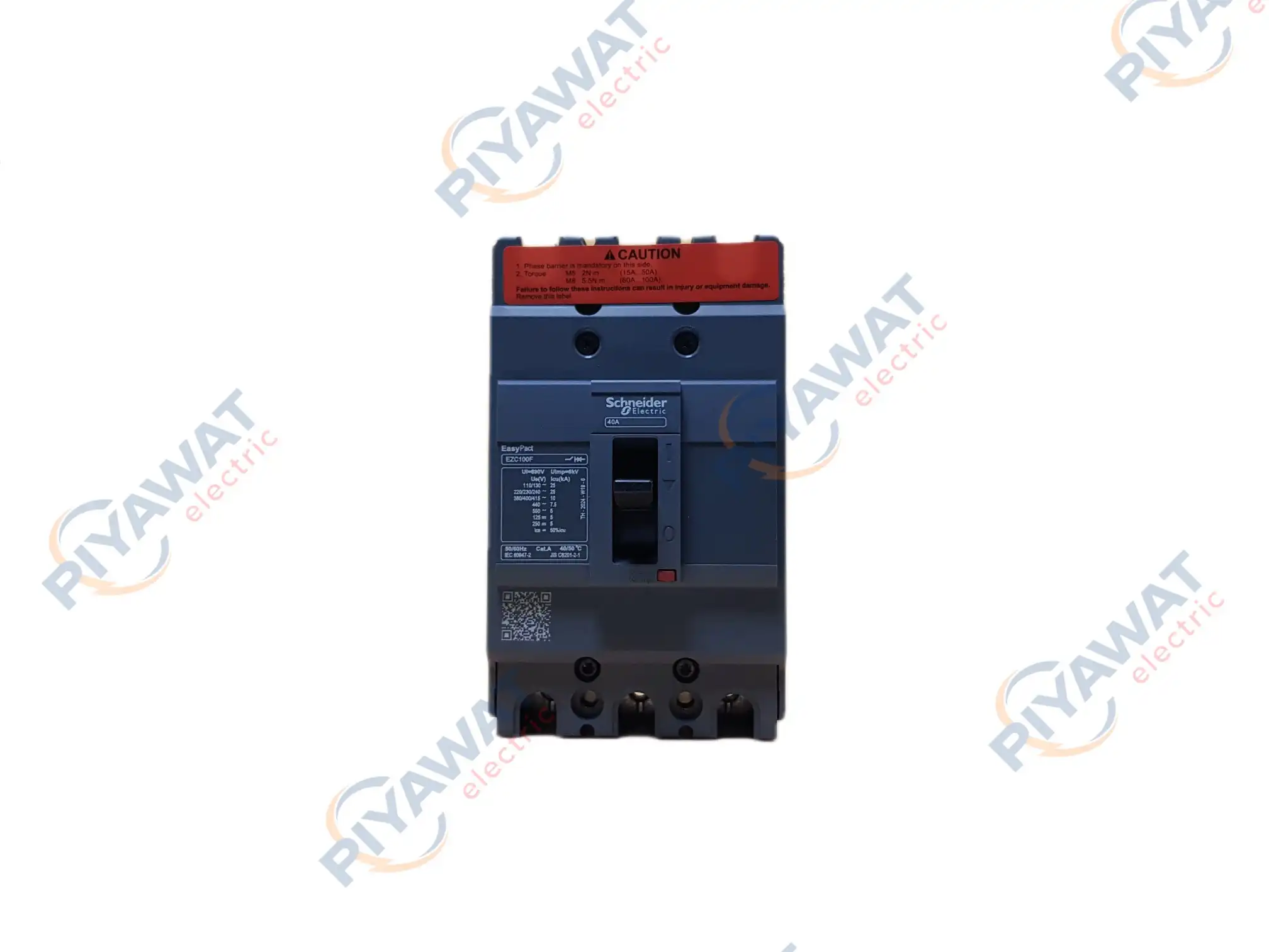 เบรกเกอร์ Schneider 3P 40A 10kA EZC100F3040 2