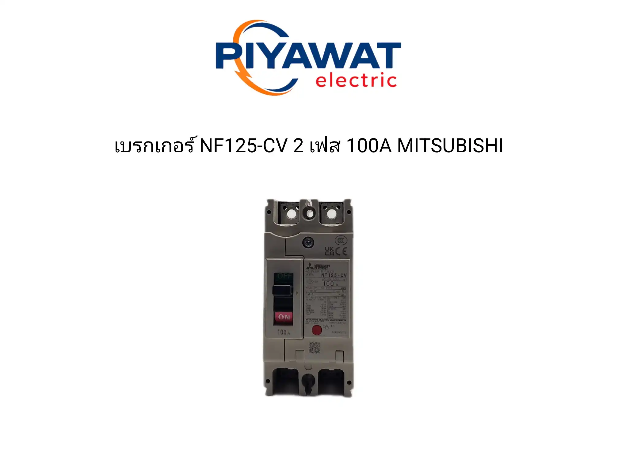 เบรกเกอร์ NF125-CV 2 เฟส 100A MITSUBISHI 2
