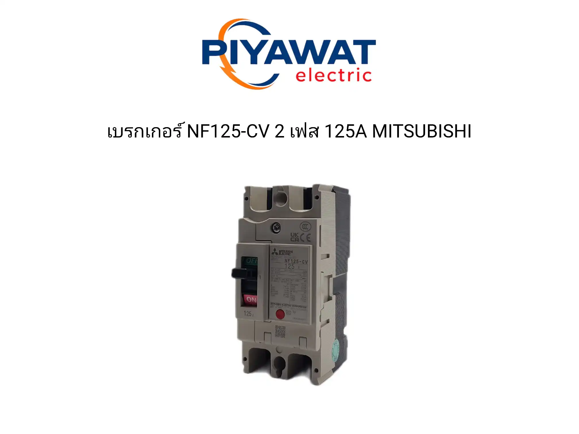 เบรกเกอร์ NF125-CV 2 เฟส 125A MITSUBISHI 1