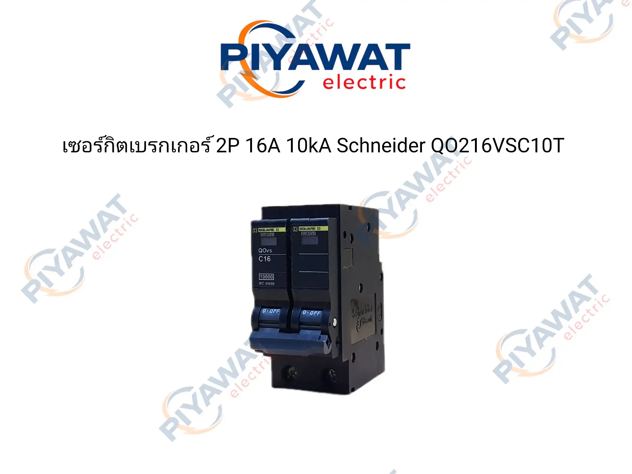 เซอร์กิตเบรกเกอร์ 2P 16A 10kA Schneider QO216VSC10T 1