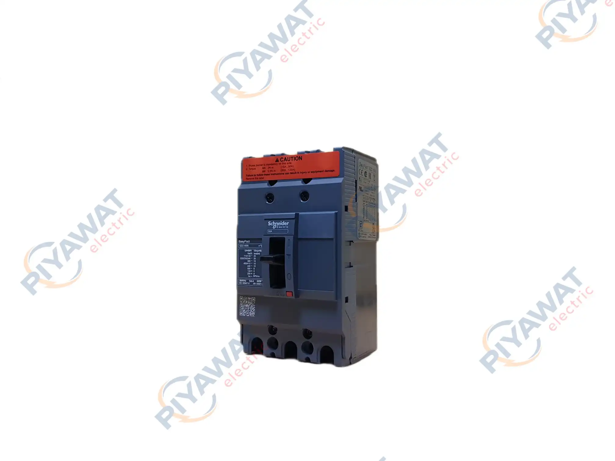 เบรกเกอร์ Schneider 3P 30A 15kA EZC100N3030 1