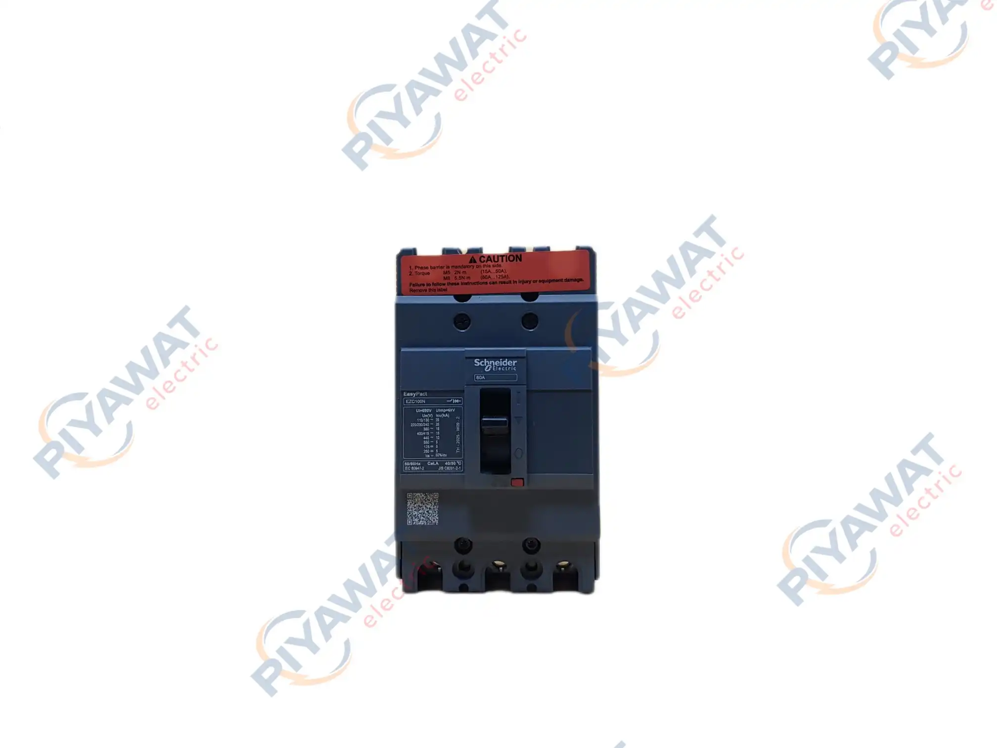 เบรกเกอร์ Schneider 3P 60A 15kA EZC100N3060 2