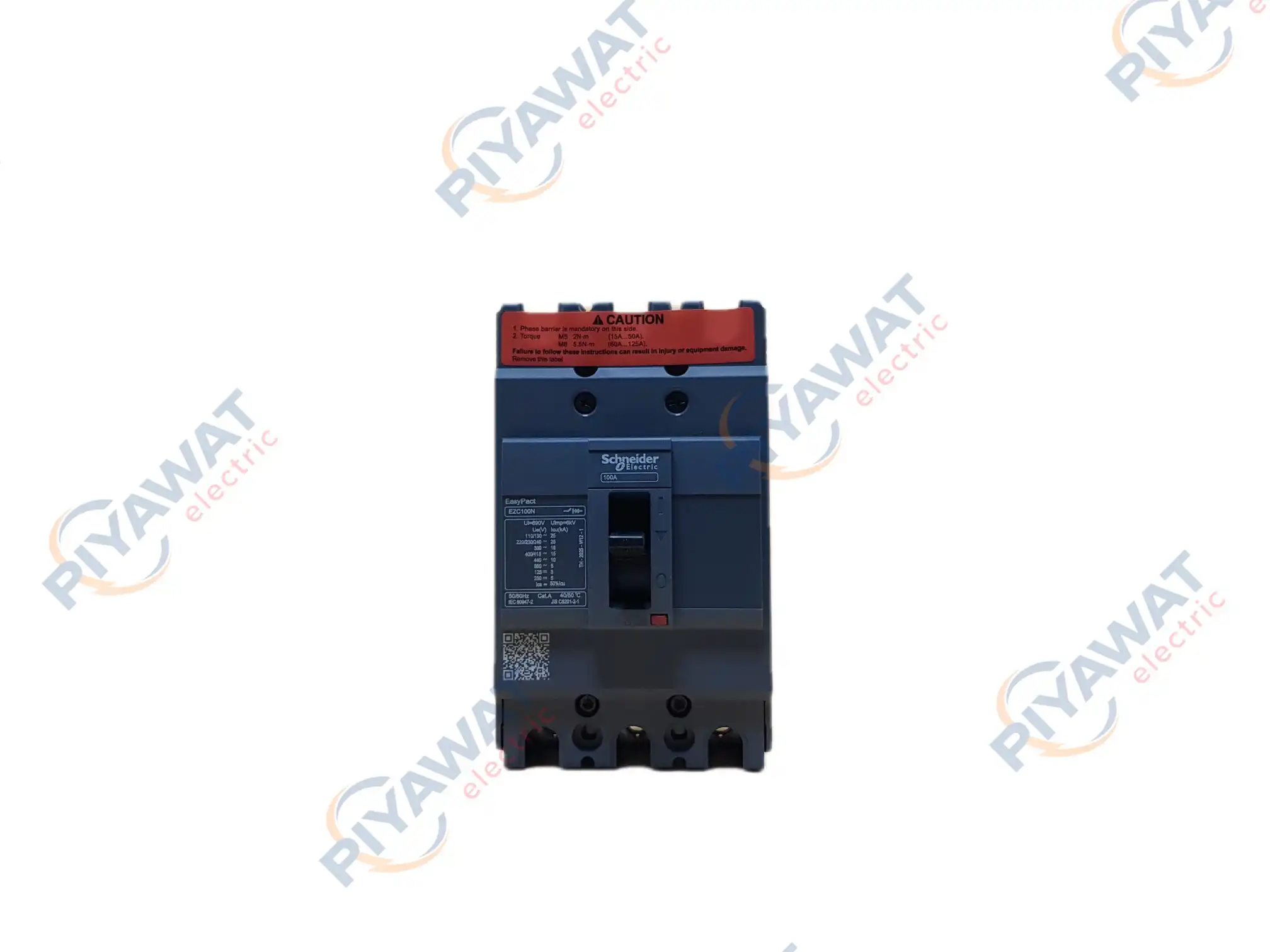 เบรกเกอร์ Schneider 3P 100A 15kA EZC100N3100 2