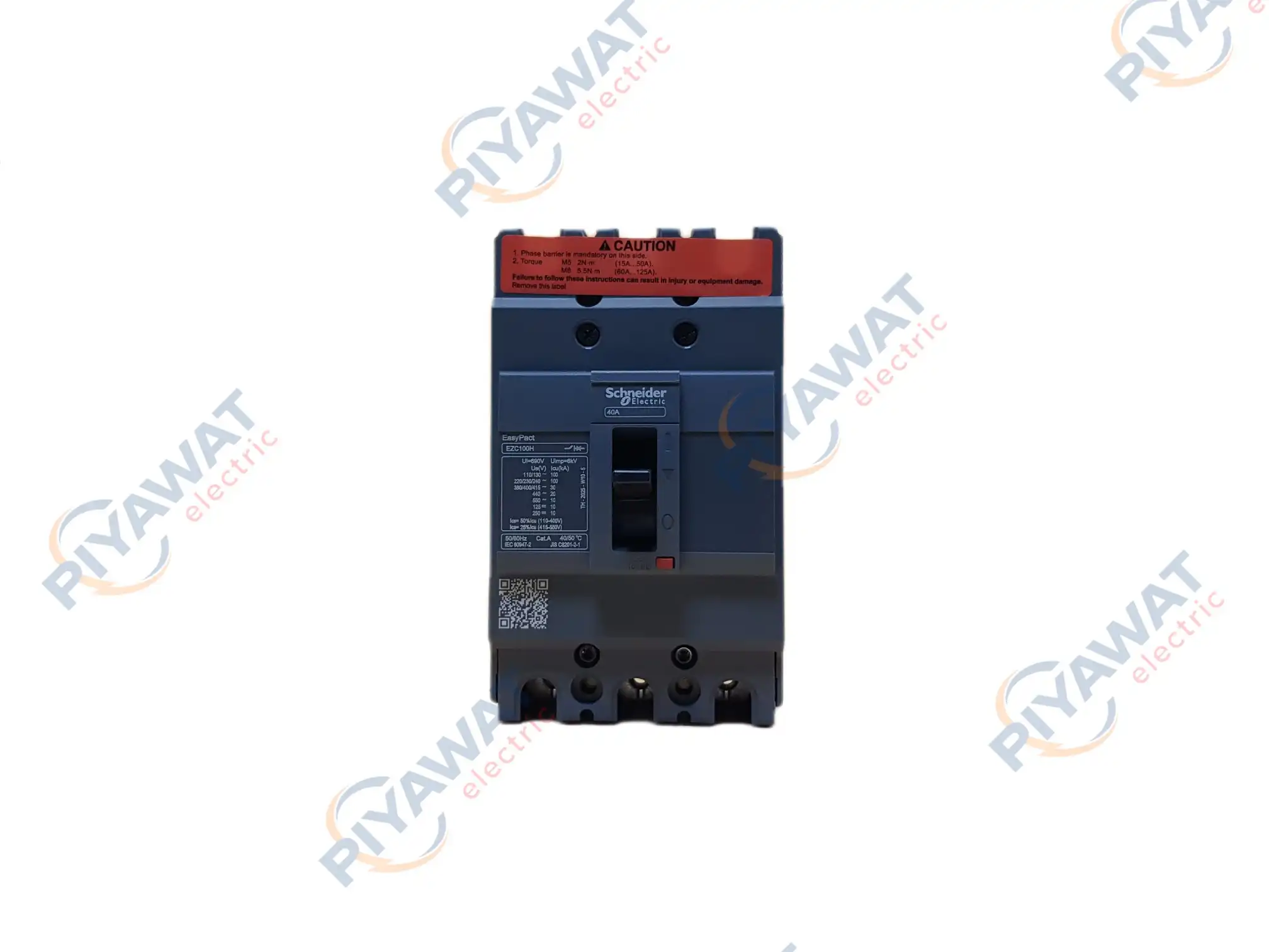 เบรกเกอร์ Schneider 3P 40A 30kA EZC100H3040 2