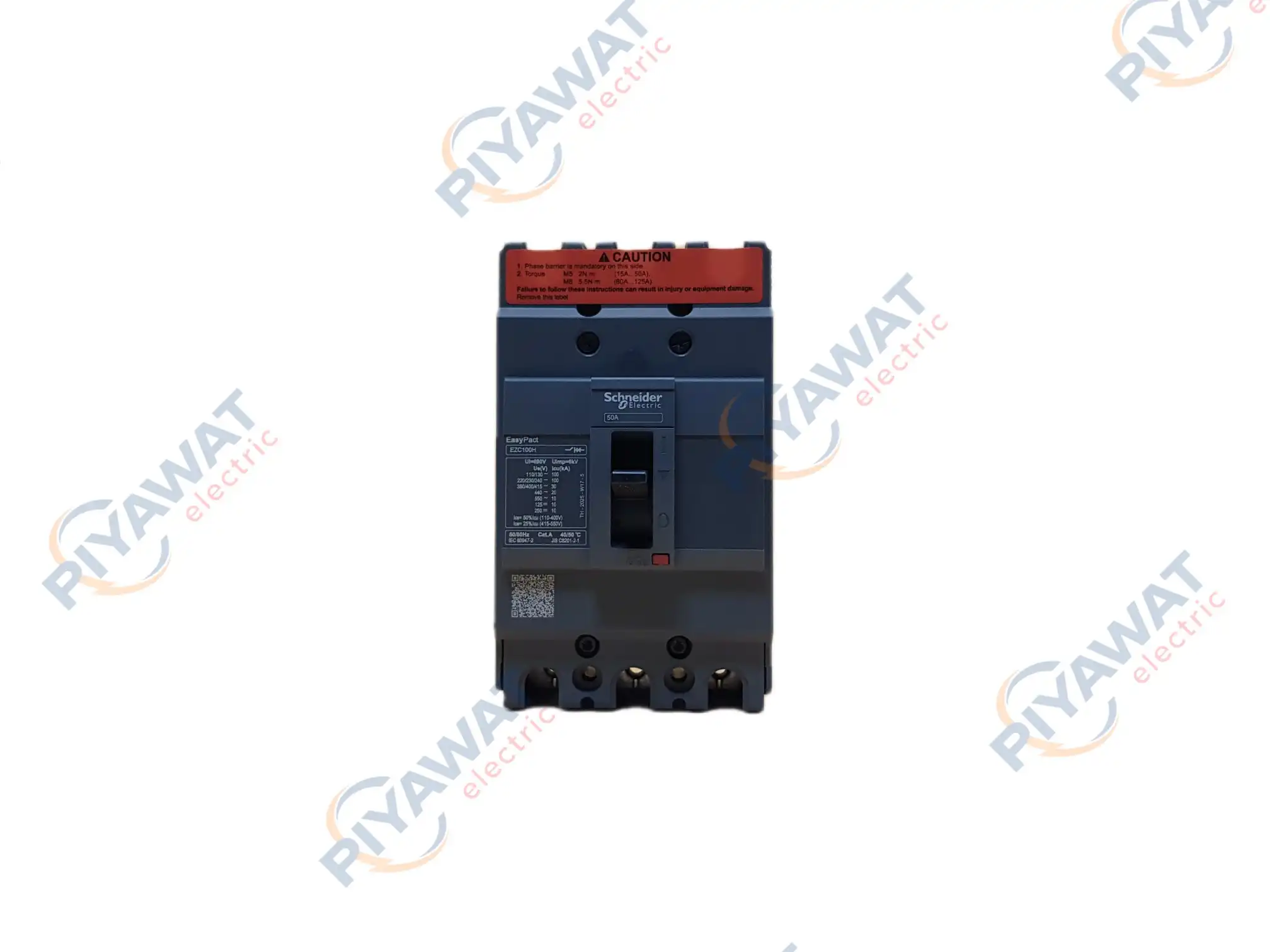 เบรกเกอร์ Schneider 3P 50A 30kA EZC100H3050 2