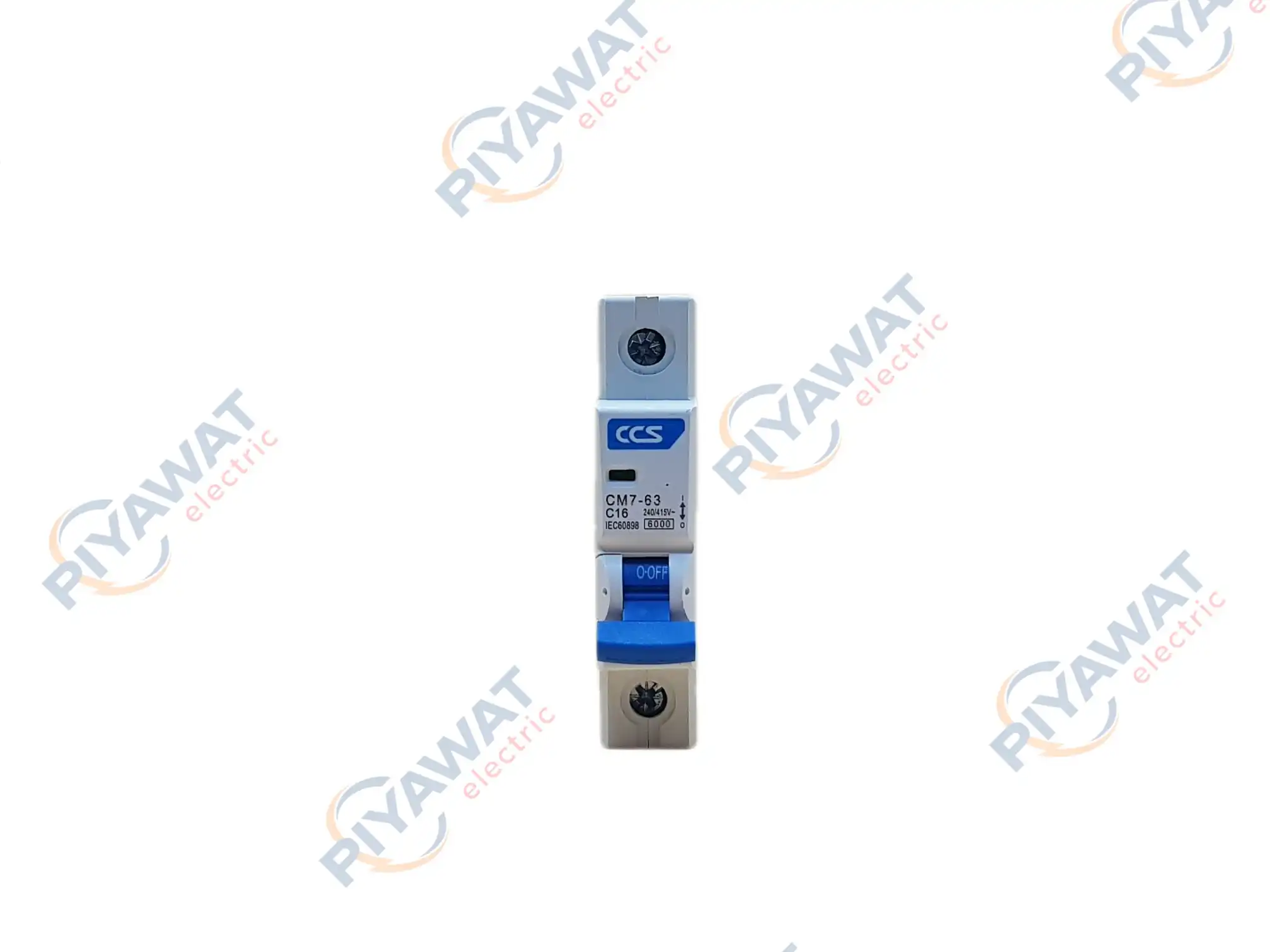 เซอร์กิตเบรกเกอร์ 1P 16A 6kA CCS CM7-63 C16 2