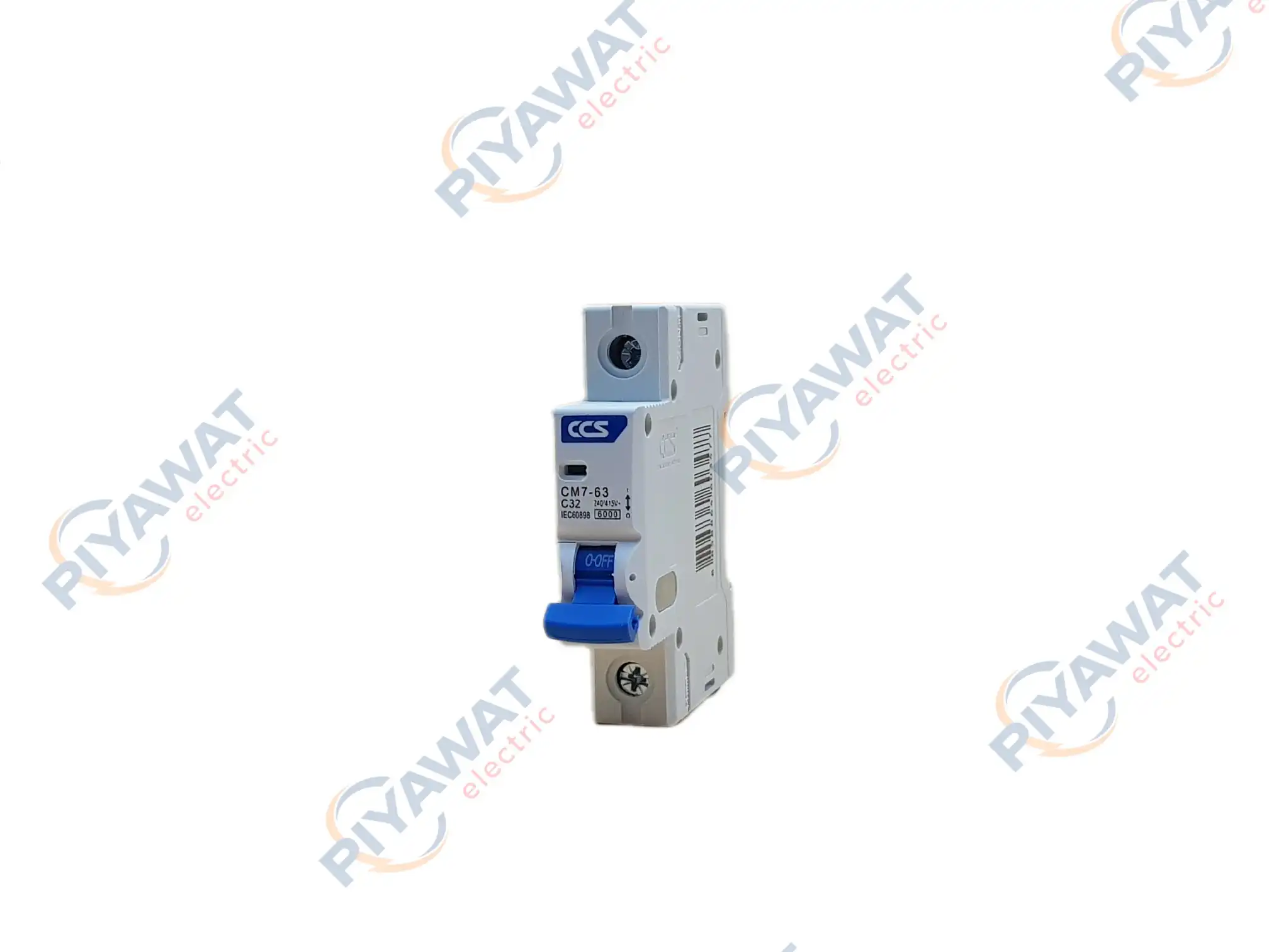 เซอร์กิตเบรกเกอร์ 1P 32A 6kA CCS CM7-63 C32
