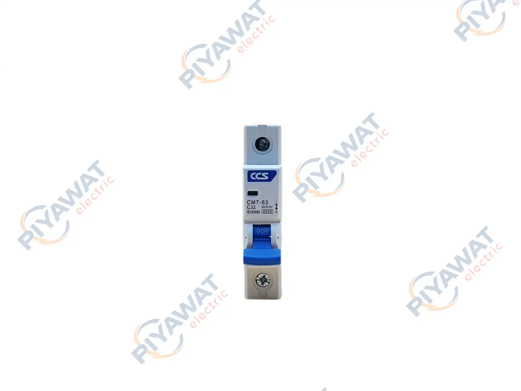 เซอร์กิตเบรกเกอร์ 1P 32A 6kA CCS CM7-63 C32 2