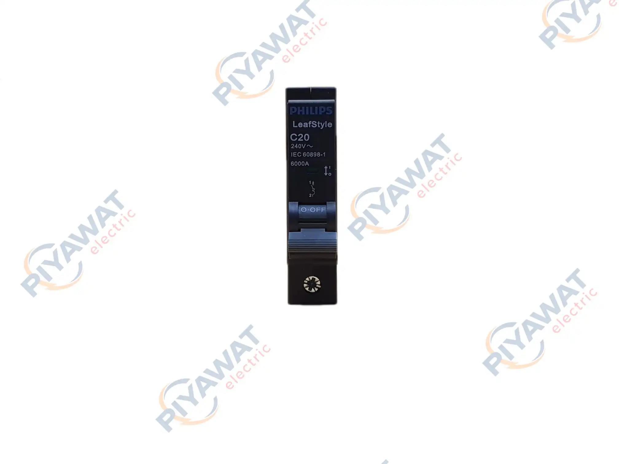 เซอร์กิตเบรกเกอร์ 1P 20A 6kA Philips LeafStyle 2