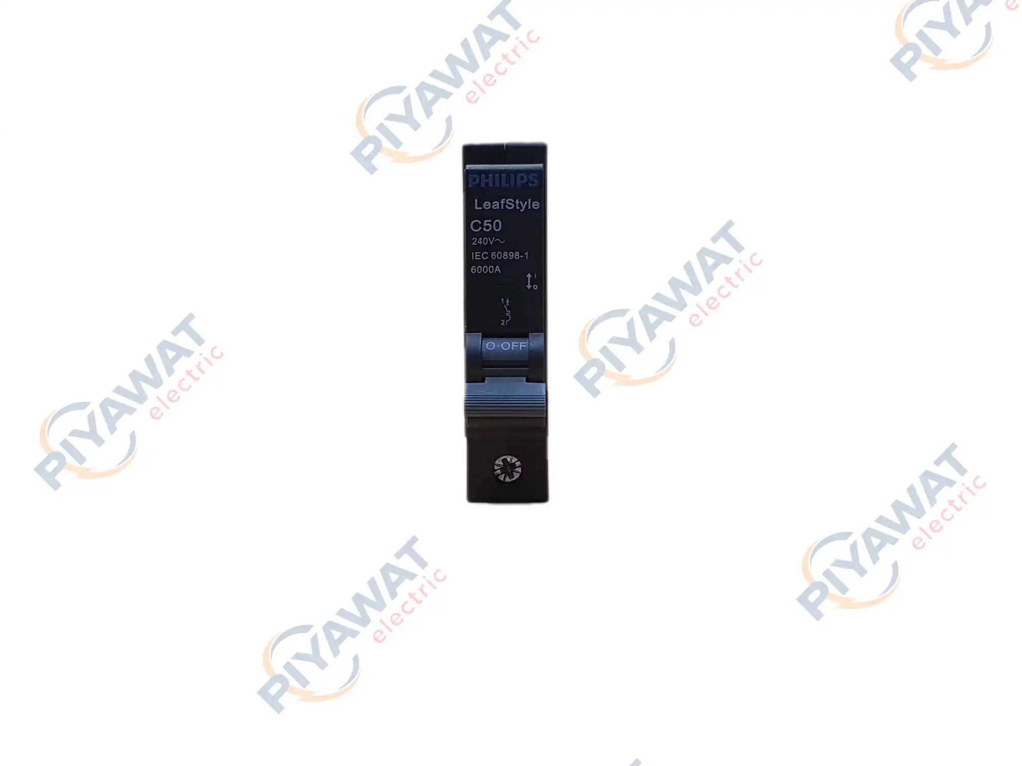เซอร์กิตเบรกเกอร์ 1P 50A 6kA Philips LeafStyle 2