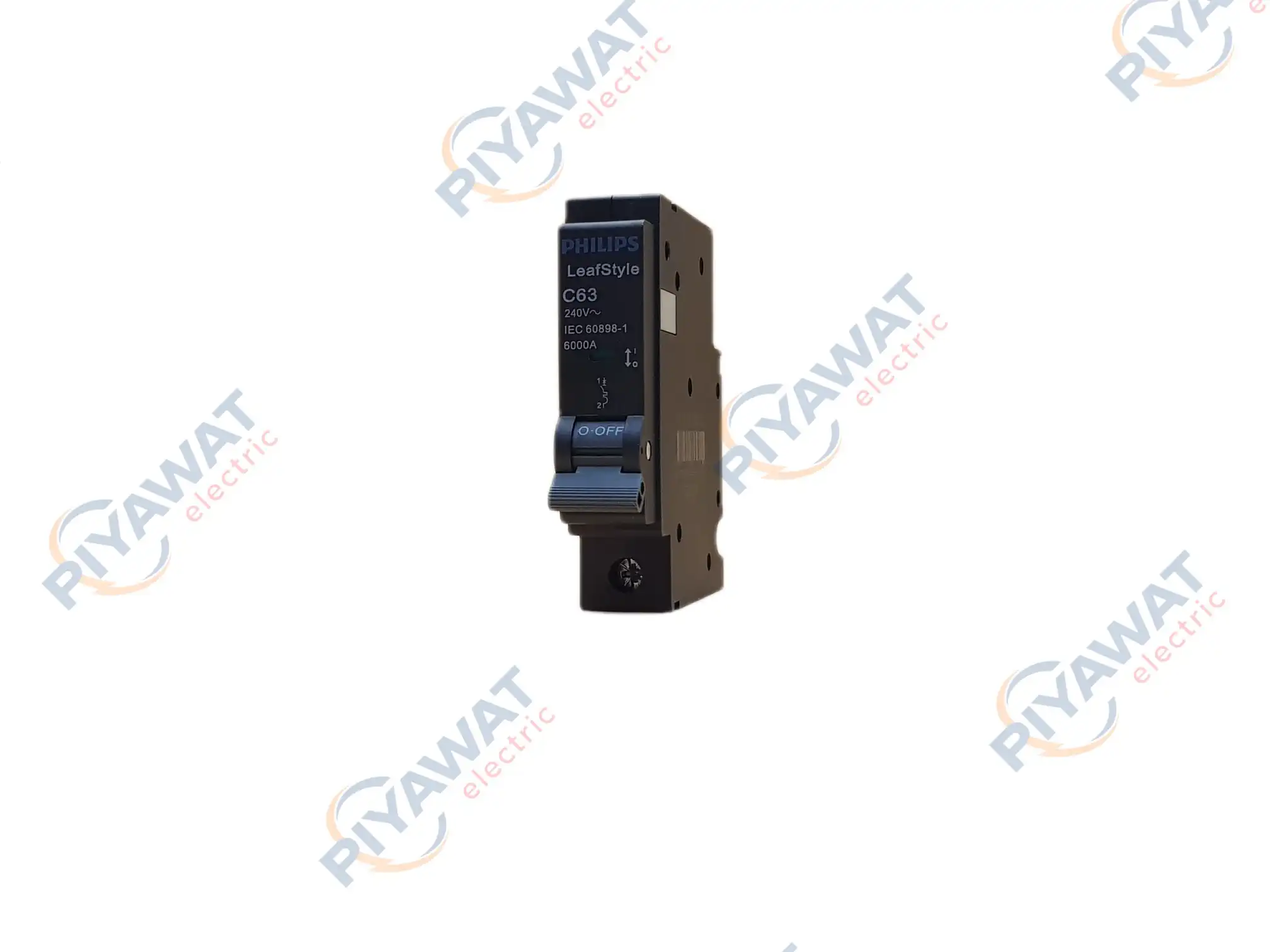 เซอร์กิตเบรกเกอร์ 1P 63A 6kA Philips LeafStyle