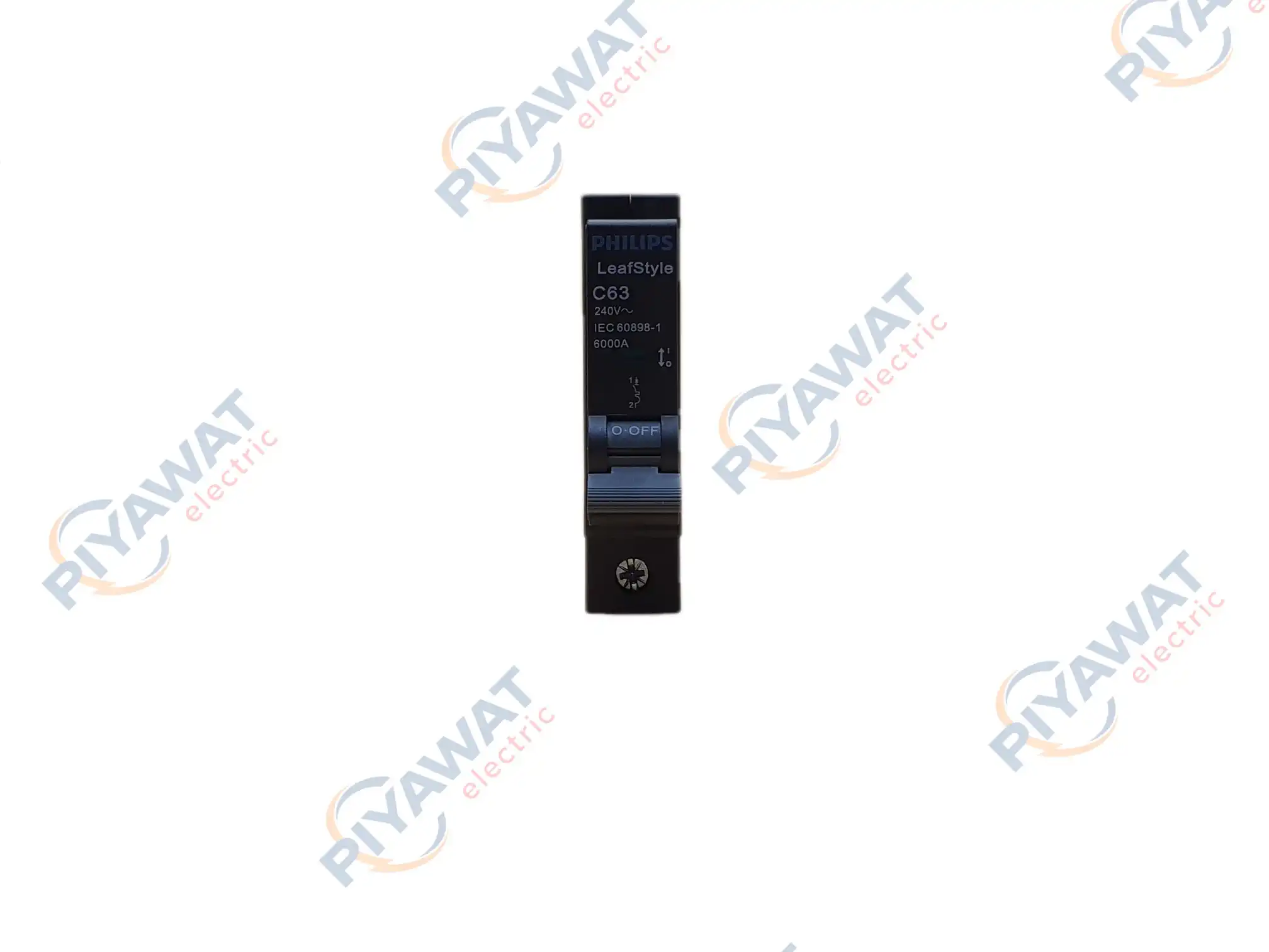 เซอร์กิตเบรกเกอร์ 1P 63A 6kA Philips LeafStyle 2