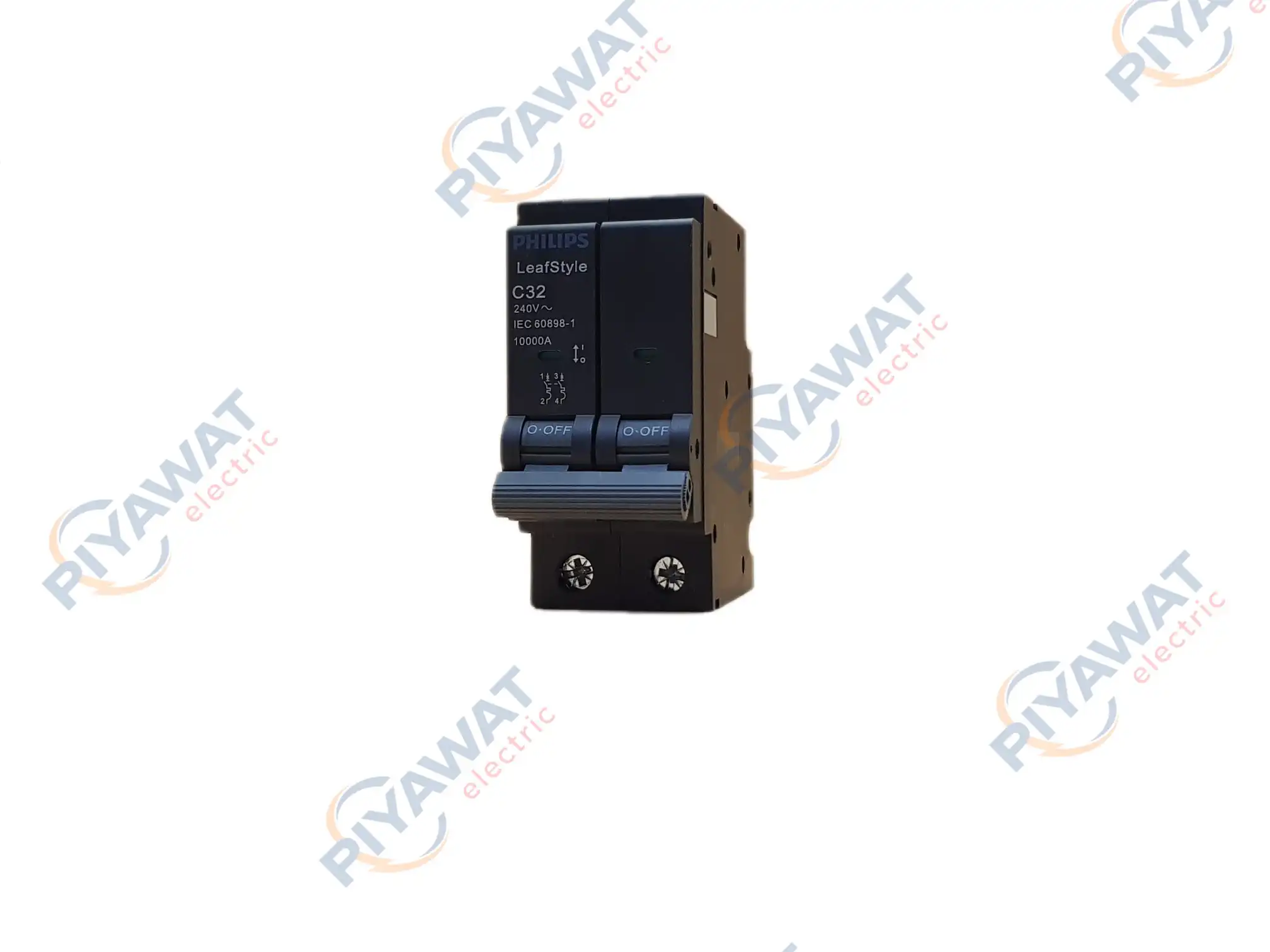 เซอร์กิตเบรกเกอร์ 2P 32A 10kA Philips LeafStyle