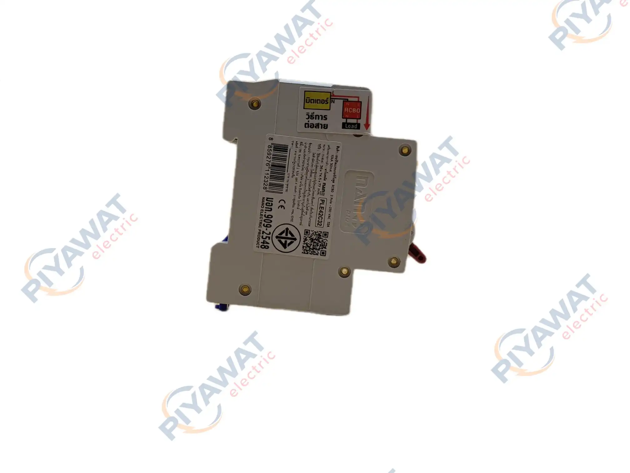 เซอร์กิตเบรกเกอร์กันดูด 2P 32A 10kA NANO Plus PLE42 C32 5