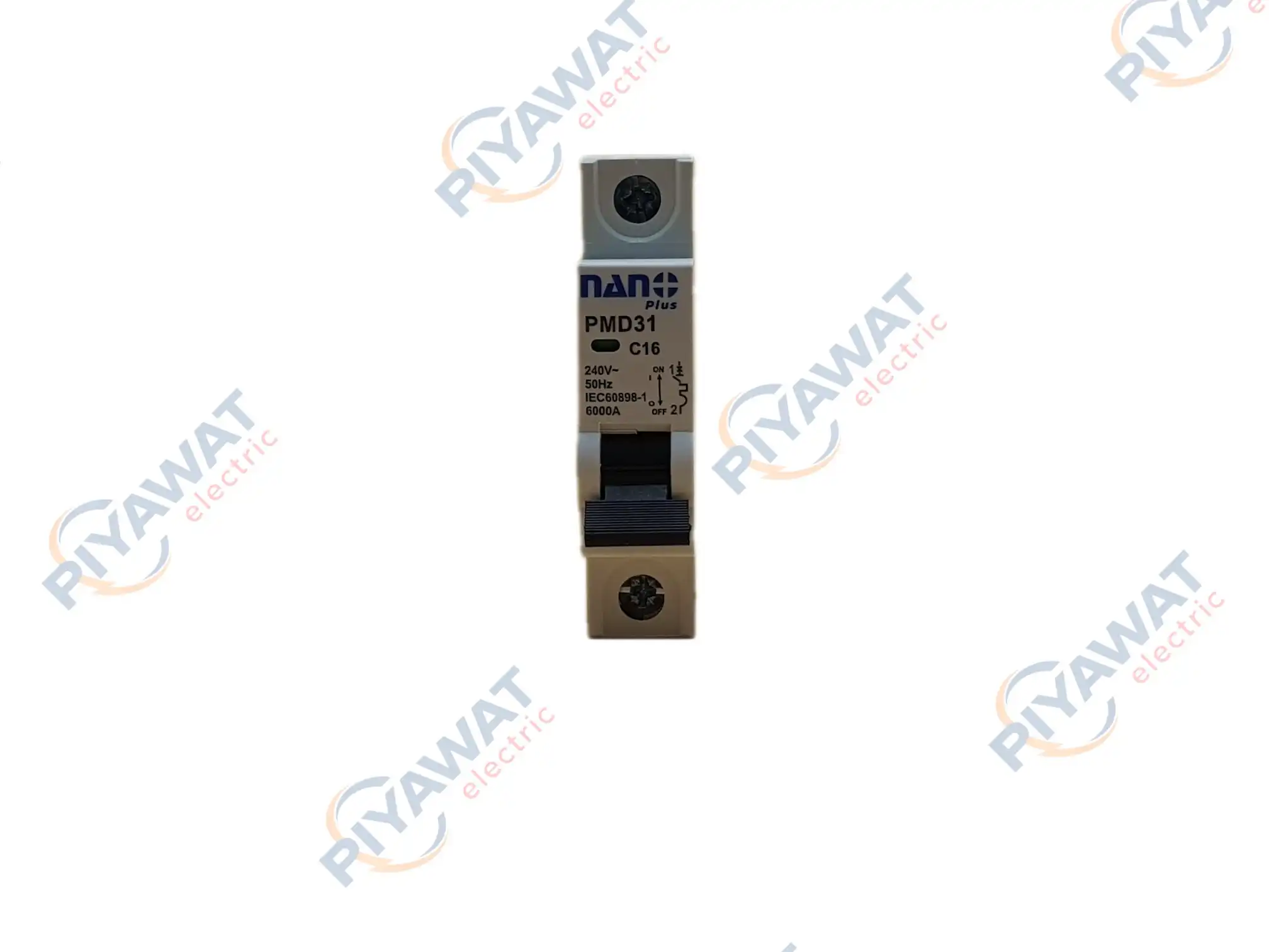 เซอร์กิตเบรกเกอร์ 1P 16A 6kA NANO Plus PMD31 C16 2