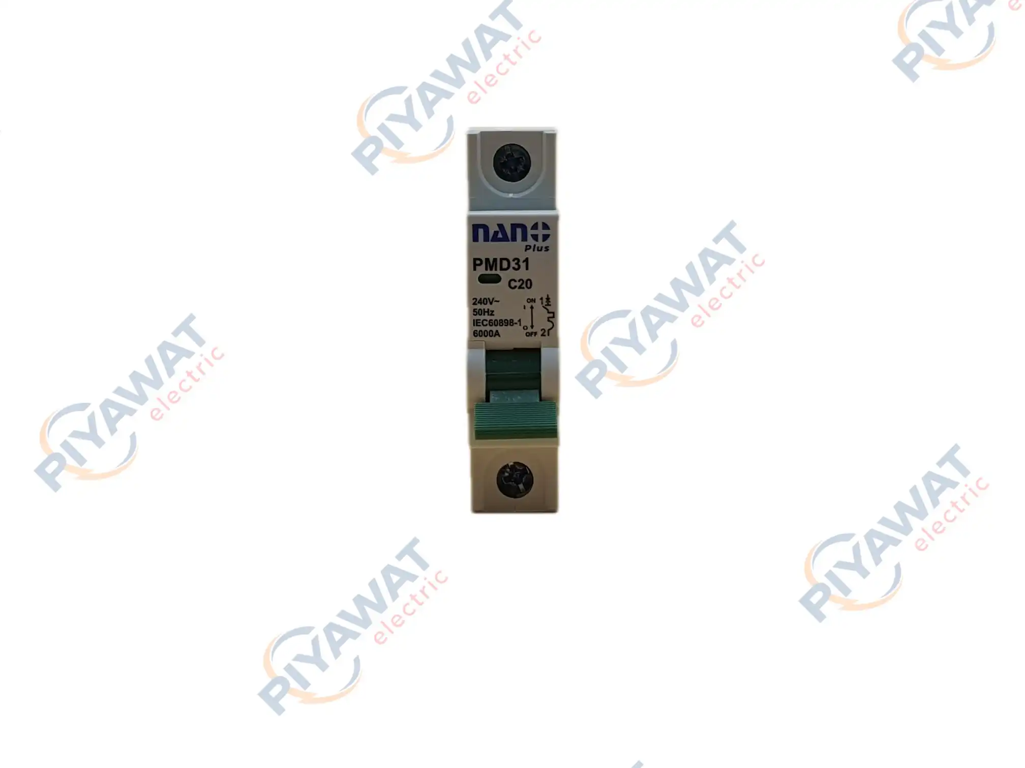 เซอร์กิตเบรกเกอร์ 1P 20A 6kA NANO Plus PMD31 C20 2
