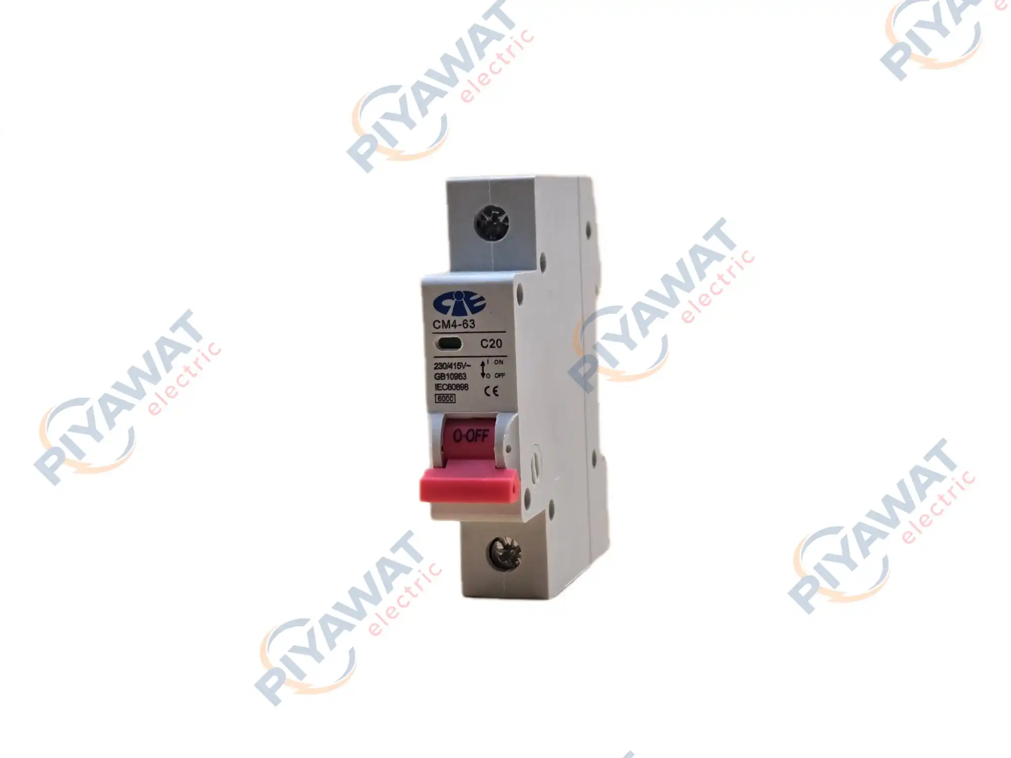 เซอร์กิตเบรกเกอร์ 1P 20A 6kA CIE CM4-63