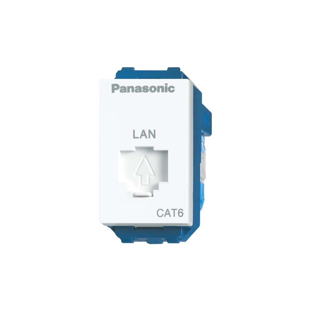 เต้ารับคอมพิวเตอร์ CAT6 PANASONIC Wide WEG24886 สีขาว 1