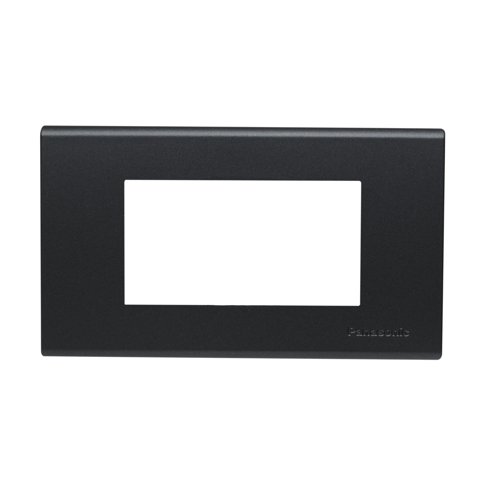 ฝาพลาสติก 3 ช่อง PANASONIC WIDE WEG6803MB สีดำ 1