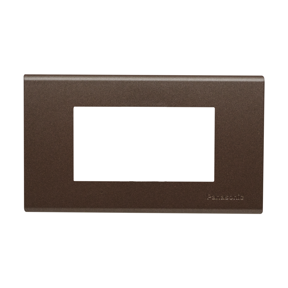 ฝาพลาสติก 3 ช่อง PANASONIC WIDE WEG6803MA สีน้ำตาลเข้ม 1