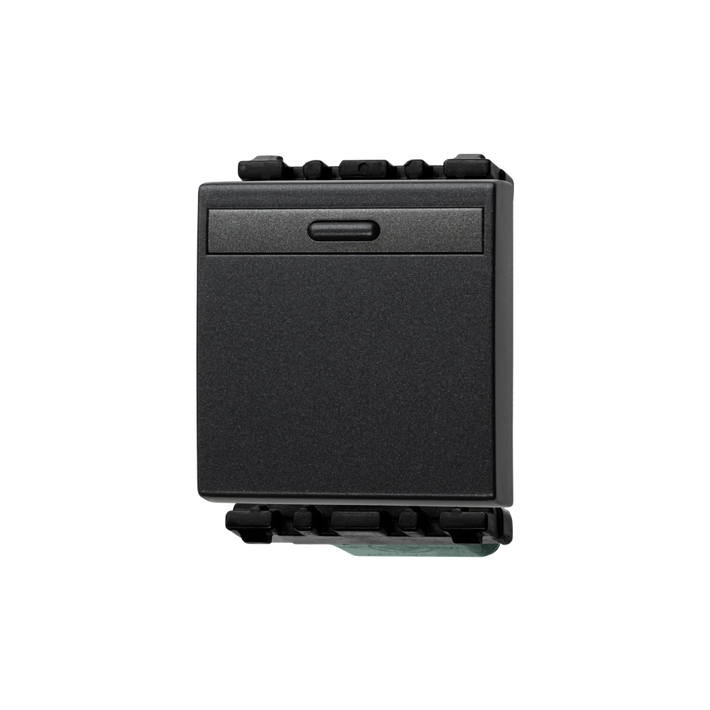 สวิตช์ทางเดียว 2 ช่อง PANASONIC WIDE WEG5521MB สีดำ