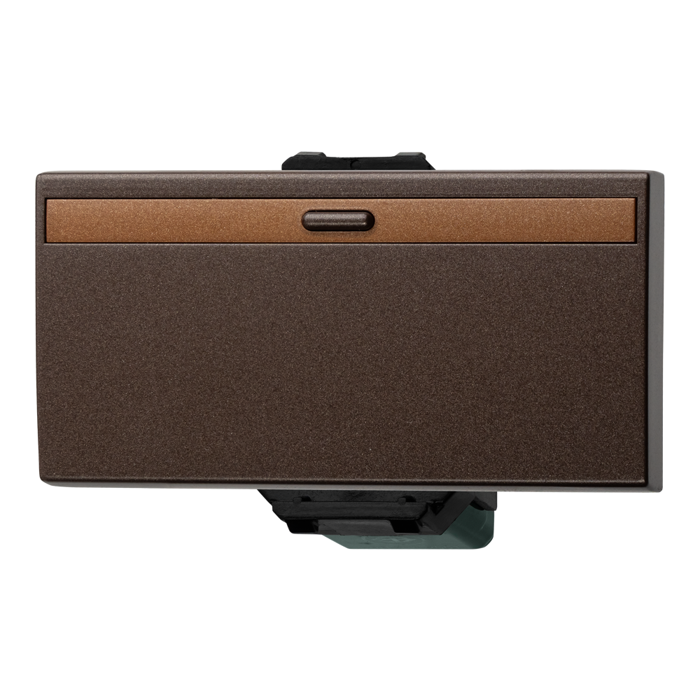 สวิตช์ทางเดียว 3 ช่อง PANASONIC WIDE WEG5511MA สีน้ำตาลเข้ม 1